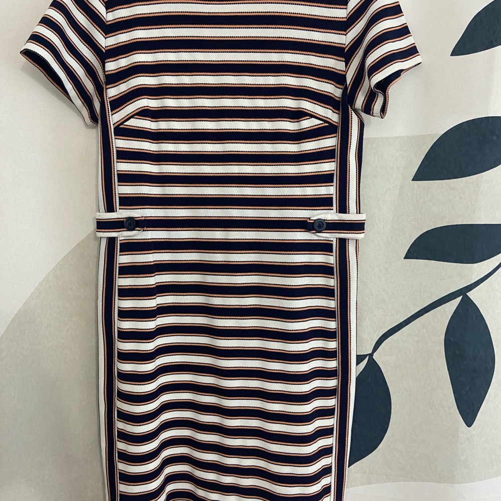 Striped Black and White Dress